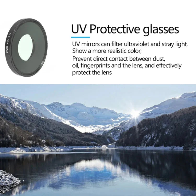 JSR 4-in-1 UV-CPL-ND16-ND32-Objektivfilter für DJI Osmo Action 3, 4-in-1