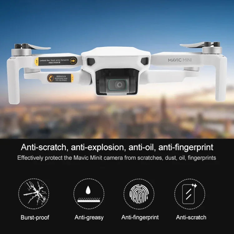 Explosionsgeschützte Objektivfolie aus gehärtetem Glas für DJI Mavic mini Drohnen, für DJI Mavic mini