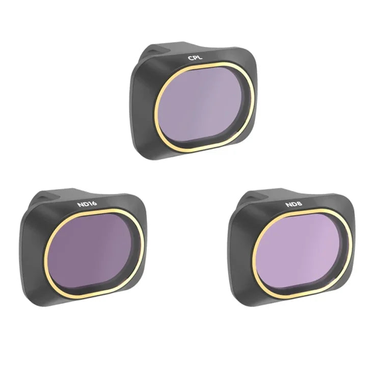 JSR Drone 3-in-1 CPL+ND8+ND16 Objektivfilter für DJI Mavic Mini, CPL+ND8+ND16