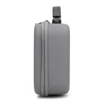Stoßfeste, tragbare Aufbewahrungsbox aus PU mit Diamantstruktur für DJI Osmo Mobile 4, Grau