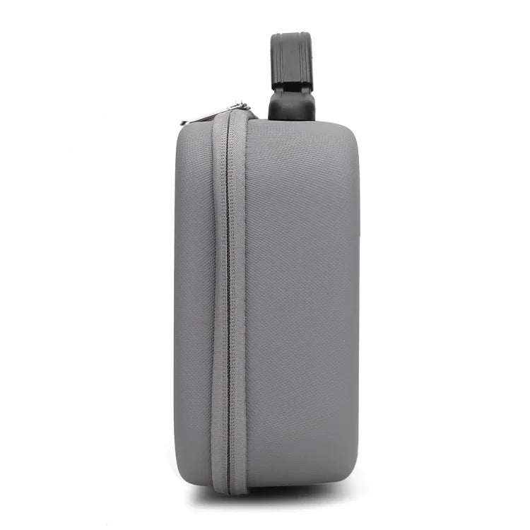 Stoßfeste, tragbare Aufbewahrungsbox aus PU mit Diamantstruktur für DJI Osmo Mobile 4, Grau