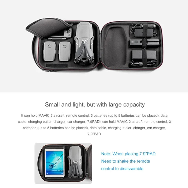 PGYTECH P-HA-031 Wasserdichte, tragbare Ein-Schulter-Handtasche für DJI Mavic 2, P-HA-031