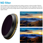 PGYTECH X4S-HD ND64 Goldrand-Linsenfilter für DJI Inspire 2 / X4S Gimbal-Kamera-Drohnenzubehör, ND64