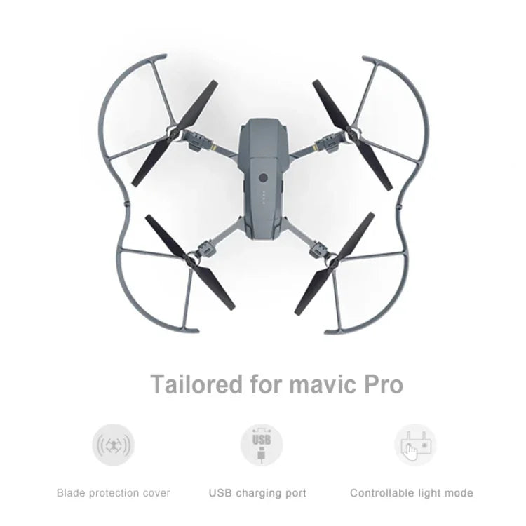 PGYTECH P-MA-124 Spezielle LED-Laternen-Paddelschutzabdeckung für DJI Mavic Pro, für DJI Mavic Pro