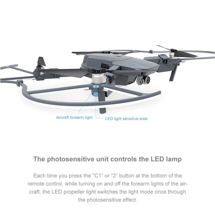 PGYTECH P-MA-124 Spezielle LED-Laternen-Paddelschutzabdeckung für DJI Mavic Pro, für DJI Mavic Pro