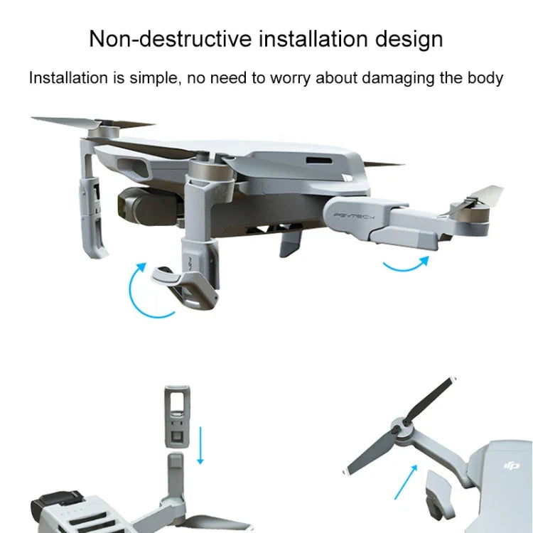 PGYTECH P-12A-012 Portable Heightened Landing Gear Extensions Rack for DJI Mavic Mini