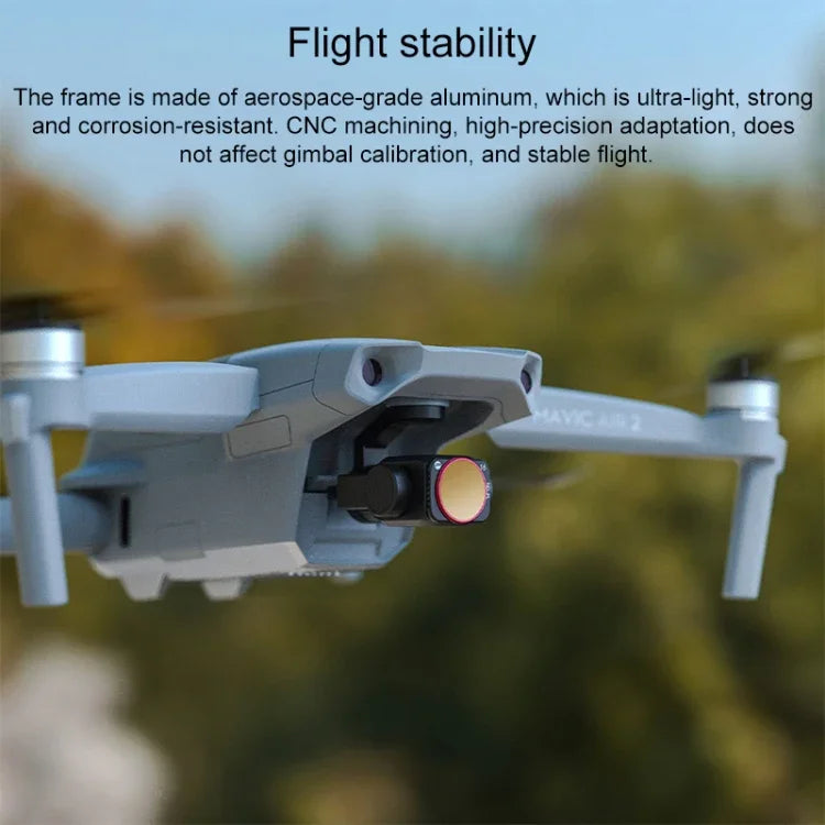 PGYTECH P-16A-032 UV-Linsenfilter für DJI Mavic Air 2 Drohnenzubehör, UV-Linse