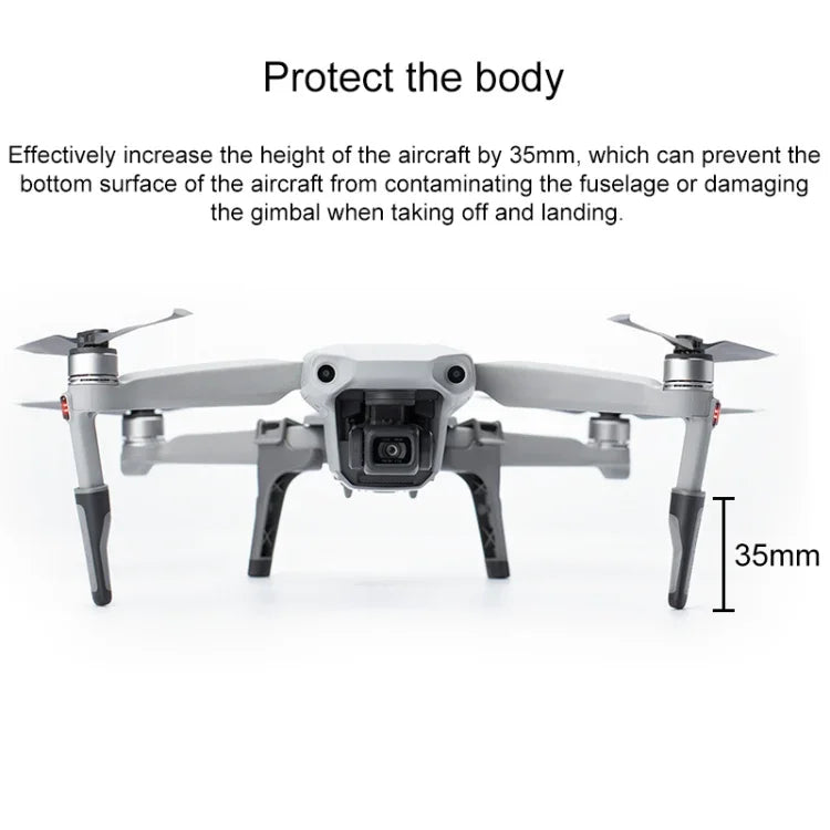 PGYTECH P-16A-036 Tragbares, erhöhtes Landegestell-Verlängerungsgestell für DJI Mavic Air 2, Verlängerungsgestell