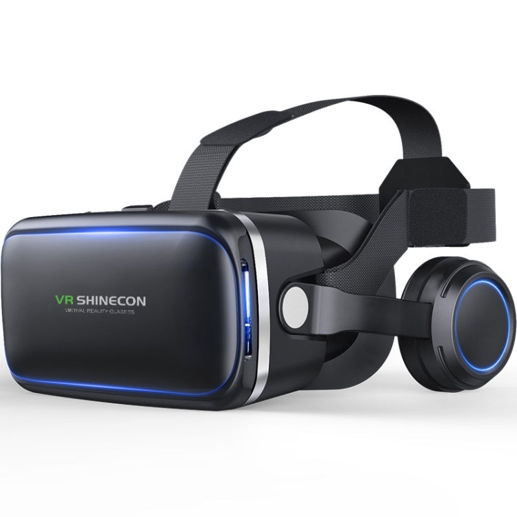 VR SHINECON G04E Virtual-Reality-3D-Videobrille, geeignet für 3,5-Zoll- bis 6,0-Zoll-Smartphones mit HiFi-Headset