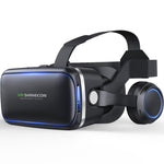 VR SHINECON G04E Virtual-Reality-3D-Videobrille, geeignet für 3,5-Zoll- bis 6,0-Zoll-Smartphones mit HiFi-Headset