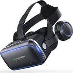 VR SHINECON G04E Virtual-Reality-3D-Videobrille, geeignet für 3,5-Zoll- bis 6,0-Zoll-Smartphones mit HiFi-Headset