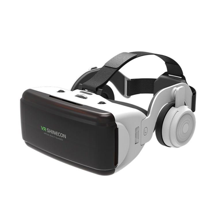 VR SHINECON G06E Virtual Reality 3D-Videobrille Geeignet für 4,7 Zoll - 6,1 Zoll Smartphone mit Headset, G06E