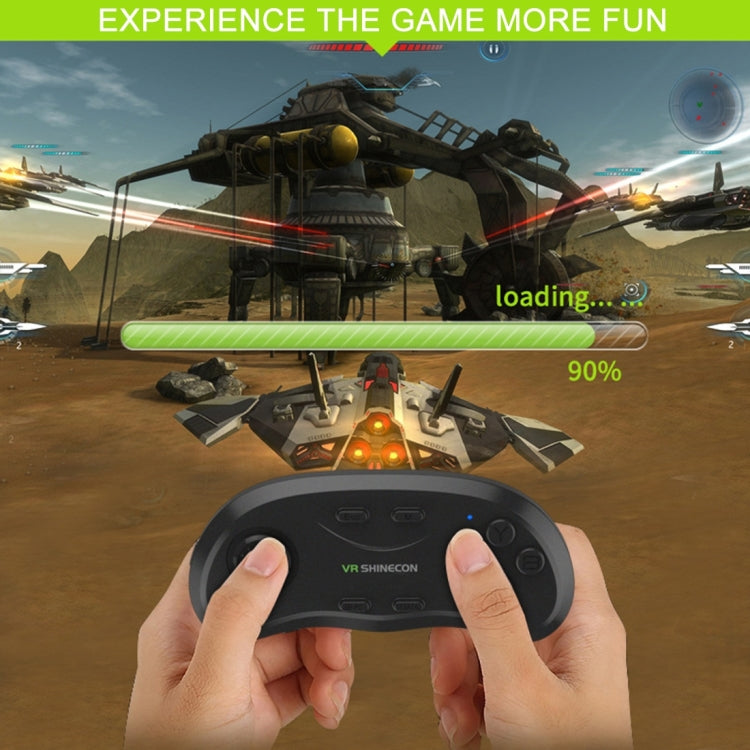 VR Shinecon 3D Filmspiele Virtual-Reality-Brille Bluetooth-Fernbedienung Gamepad, SC-B01