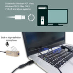 Groudchat JP1DV1 1080P HD Smart Kamera Mobiltelefon USB Live Kamera für Brillenbügel, Eingebautes schallabsorbierendes und geräuschreduzierendes Mikrofon