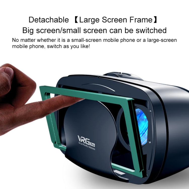 VRG Pro Audio Video Version All-in-one Handy 3D VR Brille, ohne Blu-ray beschichtete Linsen