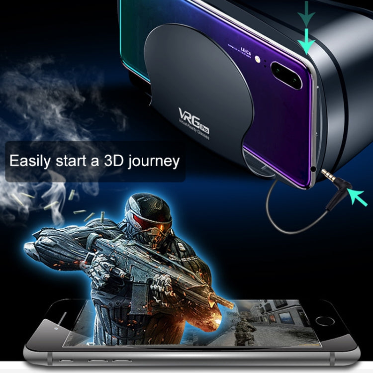 VRG Pro Audio Video Version All-in-one Handy 3D VR Brille, ohne Blu-ray beschichtete Linsen