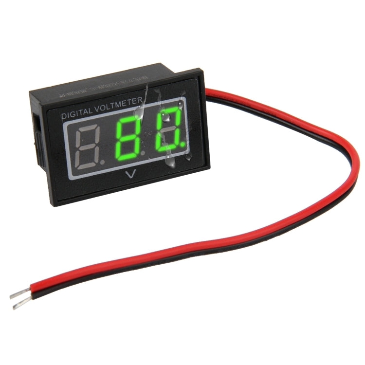 V40D 2-Draht Rote Lichtanzeige Mini Wasserdichter IPX4 Digital Spannungsmesser, Messbereich: DC 15-120V, DT0001G, DT0001L, DT0001R