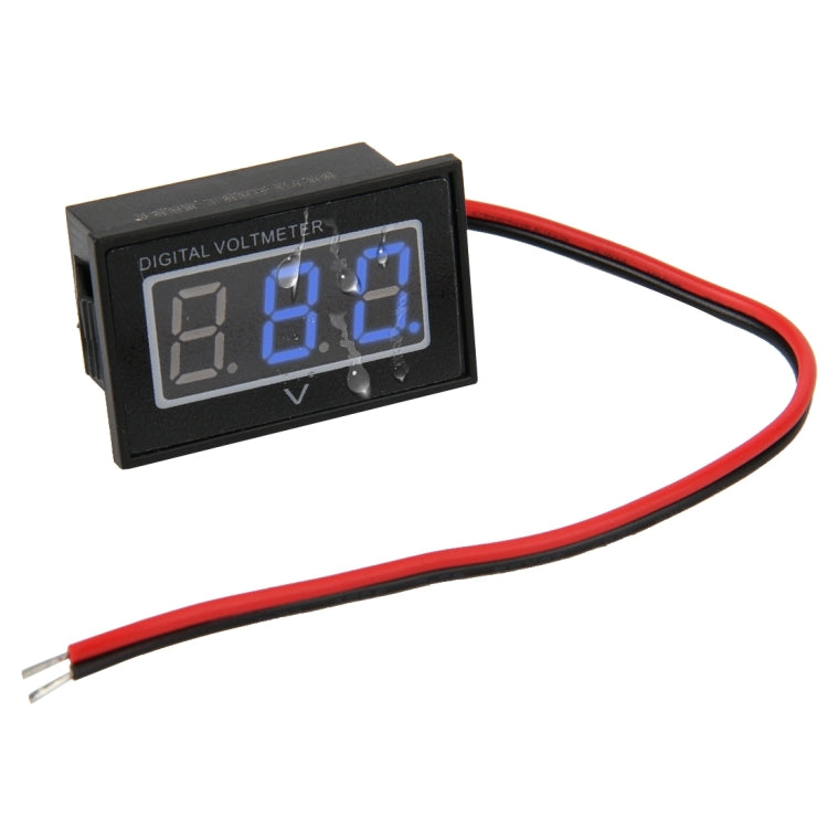V40D 2-Draht Rote Lichtanzeige Mini Wasserdichter IPX4 Digital Spannungsmesser, Messbereich: DC 15-120V, DT0001G, DT0001L, DT0001R