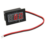 V40D 2-Draht Rote Lichtanzeige Mini Wasserdichter IPX4 Digital Spannungsmesser, Messbereich: DC 15-120V, DT0001G, DT0001L, DT0001R