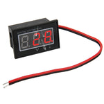 V40D 2-Draht Rote Lichtanzeige Mini Wasserdichter IPX4 Digital Spannungsmesser, Messbereich: DC 2,5-30V, DT0002G, DT0002L, DT0002R