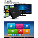 MXQ Pro 5G 1280 x 720 Full HD Media Player 1 GB + 8 GB RK30Board Quad Core Android 7.1 TV Box mit Fernbedienung