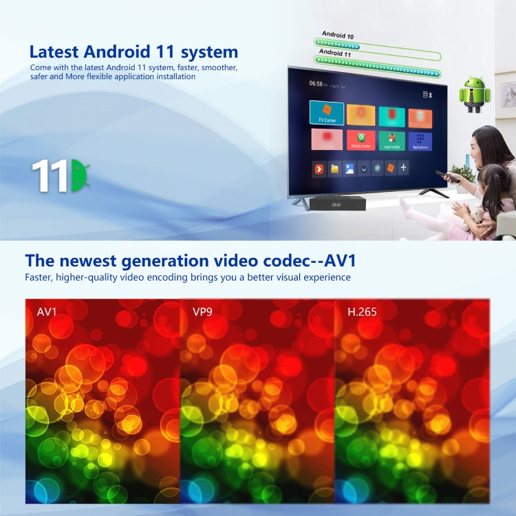 Tanix X4 Android 11 Smart TV Box, Amlogic S905X4 Quad-Core, 4GB+64GB, Dual Wifi, BT, 4GB+64GB