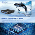 Tanix X4 Android 11 Smart TV Box, Amlogic S905X4 Quad-Core, 4GB+64GB, Dual Wifi, BT, 4GB+64GB