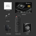 X88 Pro 13 Android 13.0 Smart TV Box mit Fernbedienung, RK3528 Quad-Core, 4G+32GB, 4G+32GB