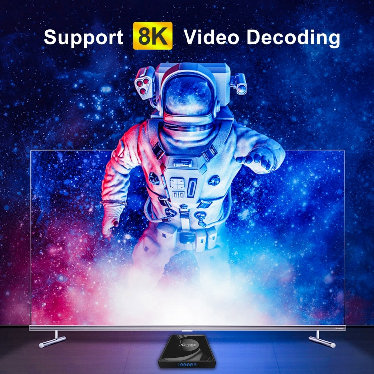 X88 Pro 13 Android 13.0 Smart TV Box mit Fernbedienung, RK3528 Quad-Core, 4G+64GB, 4G+64GB