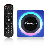 Acrylic X88 Pro 13 8K Ultra HD Android 13.0 Smart TV Box mit Fernbedienung, RK3528 Quad-Core, 4G+32GB, 4G+32GB