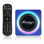 Acrylic X88 Pro 13 8K Ultra HD Android 13.0 Smart TV Box mit Fernbedienung, RK3528 Quad-Core, 4G+32GB, 4G+32GB