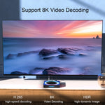 Acrylic X88 Pro 13 8K Ultra HD Android 13.0 Smart TV Box mit Fernbedienung, RK3528 Quad-Core, 4G+32GB, 4G+32GB