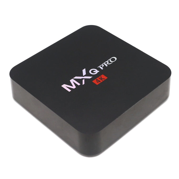 MXQ PROi 1080P 4K HD Smart TV BOX mit Fernbedienung, Android 7.1 S905W Quad-Core Cortex-A53 bis zu 2GHz, RAM: 2GB, ROM: 16GB, Unterstützt WiFi, UK-Stecker, 2GB+16GB, UK-Stecker