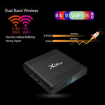 X96 Air 8K Smart TV BOX Android 9.0 Mediaplayer mit Fernbedienung, Quad-Core Amlogic S905X3, RAM: 4GB, ROM: 32GB, Dual-Band WiFi, Bluetooth, AU-Stecker, 4GB+32GB