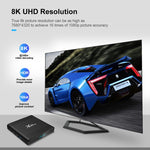 X96 Air 8K Smart TV BOX Android 9.0 Mediaplayer mit Fernbedienung, Quad-Core Amlogic S905X3, RAM: 4GB, ROM: 64GB, Dual-Band WiFi, Bluetooth, AU-Stecker, 4GB+64GB