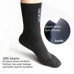 SLINX 1702 3mm Neopren Rutschfeste Warme Tauchsocken, S, M, L, XL