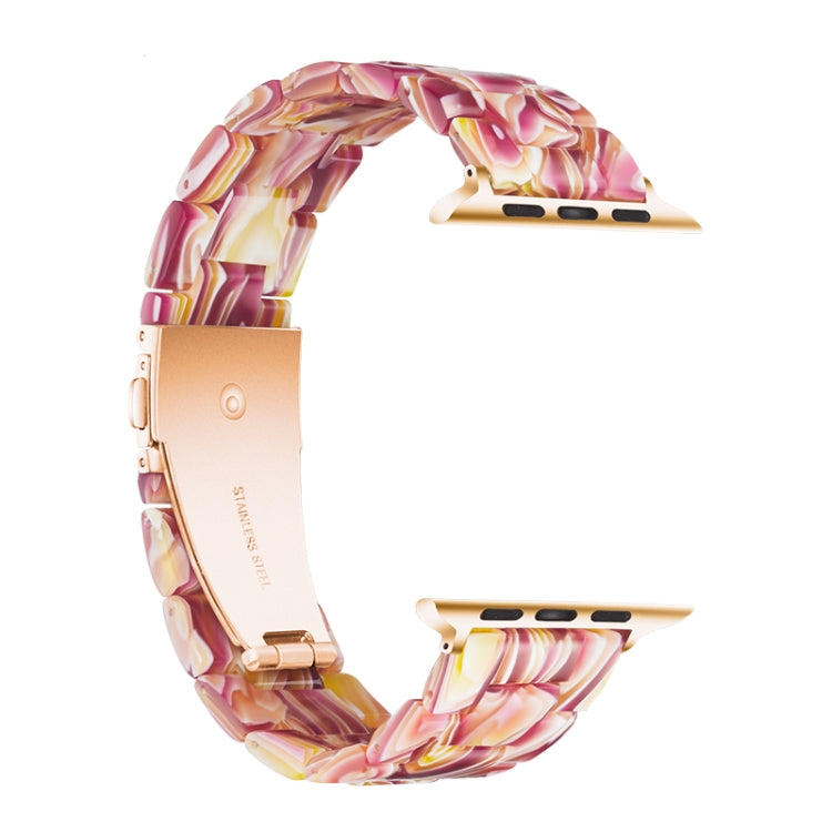 Einfaches Harz-Uhrenarmband für Apple Watch Series 4 40mm & Series 3 & 2 & 1 38mm, für Apple Watch Series 4 44mm & Series 3 & 2 & 1 42mm