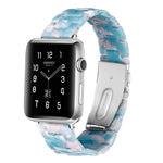 Einfaches Harz-Uhrenarmband für Apple Watch Series 4 40mm & Series 3 & 2 & 1 38mm, für Apple Watch Series 4 44mm & Series 3 & 2 & 1 42mm