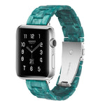 Einfaches Harz-Uhrenarmband für Apple Watch Series 4 40mm & Series 3 & 2 & 1 38mm, für Apple Watch Series 4 44mm & Series 3 & 2 & 1 42mm