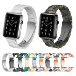 Einfaches Harz-Uhrenarmband für Apple Watch Series 4 40mm & Series 3 & 2 & 1 38mm, für Apple Watch Series 4 44mm & Series 3 & 2 & 1 42mm