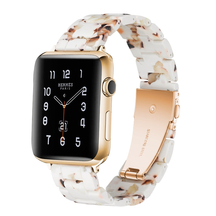 Einfaches Harz-Uhrenarmband für Apple Watch Series 4 40mm & Series 3 & 2 & 1 38mm, für Apple Watch Series 4 44mm & Series 3 & 2 & 1 42mm