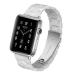 Einfaches Harz-Uhrenarmband für Apple Watch Series 4 40mm & Series 3 & 2 & 1 38mm, für Apple Watch Series 4 44mm & Series 3 & 2 & 1 42mm