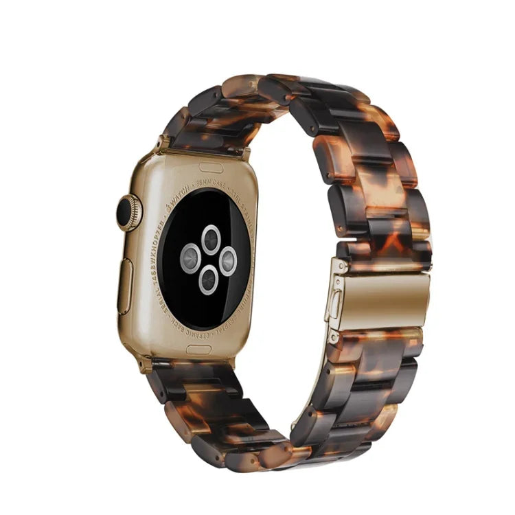 Schlichtes, modisches Uhrenarmband aus Kunstharz für Apple Watch Series 4 (44 mm), Series 3, 2 und 1 (42 mm), Series 4 (40 mm), Series 3, 2 und 1 (38 mm) und Series 4 (44 mm), Series 3, 2 und 1 (42 mm).