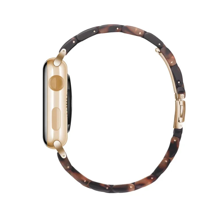 Schlichtes, modisches Uhrenarmband aus Kunstharz für Apple Watch Series 4 (44 mm), Series 3, 2 und 1 (42 mm), Series 4 (40 mm), Series 3, 2 und 1 (38 mm) und Series 4 (44 mm), Series 3, 2 und 1 (42 mm).