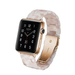 Schlichtes, modisches Uhrenarmband aus Kunstharz für Apple Watch Series 4 (44 mm), Series 3, 2 und 1 (42 mm), Series 4 (40 mm), Series 3, 2 und 1 (38 mm) und Series 4 (44 mm), Series 3, 2 und 1 (42 mm).