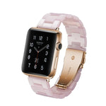 Schlichtes, modisches Uhrenarmband aus Kunstharz für Apple Watch Series 4 (44 mm), Series 3, 2 und 1 (42 mm), Series 4 (40 mm), Series 3, 2 und 1 (38 mm) und Series 4 (44 mm), Series 3, 2 und 1 (42 mm).