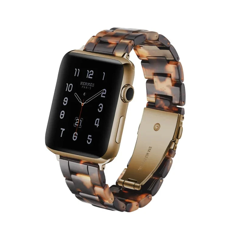 Schlichtes, modisches Uhrenarmband aus Kunstharz für Apple Watch Series 4 (44 mm), Series 3, 2 und 1 (42 mm), Series 4 (40 mm), Series 3, 2 und 1 (38 mm) und Series 4 (44 mm), Series 3, 2 und 1 (42 mm).