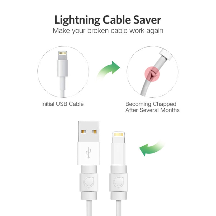 UGREEN LP127 6 St. Knickschutz für Apple Original Datenkabel