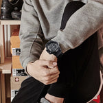 SKMEI 1155B Multifunktionale Herren Outdoor-Sport Armbanduhr mit großem Zifferblatt, wasserdicht und nachtleuchtend