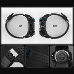 SKMEI 1155B Multifunktionale Herren Outdoor-Sport Armbanduhr mit großem Zifferblatt, wasserdicht und nachtleuchtend